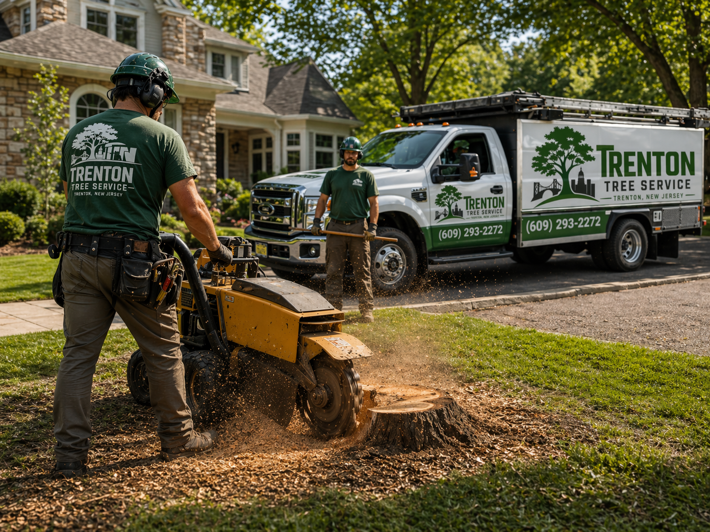 Stump grinding and removal in Trenton NJ